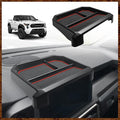 Muslogy Dashboard Storage Box Compatible with 2024 2025 Tacoma & 2025 4Runner Accessories Center Console Organizer w/ 8-inch Screen for SR SR5 TRD PreRunner TRD Sport Off-Road Pro Trailhunter (Red)