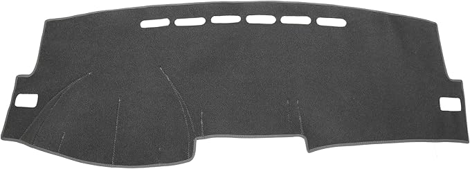 X AUTOHAUX Car Dashboard Cover Gray Polyester Non-Slip Dash Cover Mat Protector Carpet Sunproof for Toyota Corolla 2009-2011
