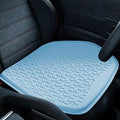 wuyaoyao Thin Gel Car Seat Cushion, Breathable Cooling Seat Cushions for Cars, Non-Slip & Comfortable Automotive Front Seats Cushion Pad for Driver, Chair Protector for Vehicle, Home, Office (Blue)