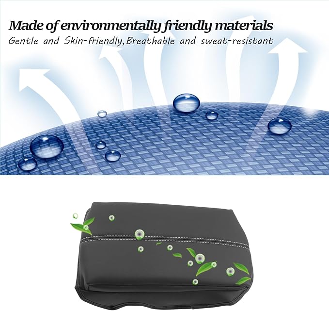 SKTU for 2024 2025 2026 Ford Mustang Accessories Center Console Cover for 2024-2026 Ford Mustang Armrest Cover 2024 2025 2026 Mustang Accessories 2025 Mustang Center Console Cushion (Thickened)