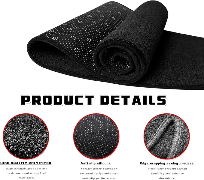 Dashboard Cover fit for Land Rover 2009-2005 LR3,2016-2010 LR4,2013-2006 Range Rover Sport Dash Cover Nonslip Dash Mat Pad Protector Interior Accessories(Without HUD Models)