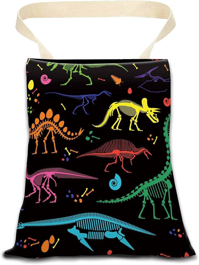 ANKVRP Car Garbage Can, Hanging Car Trash Can Bag for Vehicle, Travelling, Camping, Cute Car Back Seat Organizer, Cute Dinosaurs