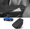 Custom for Center Console Cover Kia Sportage(NQ5) 2023-2026 Armrest Cover Accessories PU Leather Armrest Seat Box Cover Protector with Pockets Storage Bag
