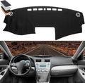 BDFHYK Dash Board Cover PU Dashboard Mat Pad Sun Protection Anti-Vertigo Mat Blanket Compatible with Toyota Camry 2007-2011