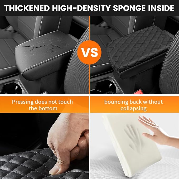 Car Center Console Cover Armrest Cover for Volkswagen Taos (S, SE, SEL) 2022 2023 2024 2025 Center Console Pad Interior Accessories Car Armrest Seat Box Cover Protector