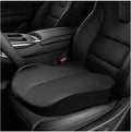Car Seat Cushion, Ergonomic Memory Foam Auto Booster Seat Pad with Nonslip Bottom, Comfortable Vehicle Cushion for Short People Driving Fit for Sedan Truck SUV, Car Accessories (Black)