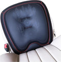 Comfort Dreamcatcher Car Seat Cushion Non-Slip - Relaxing, Optimal Support & Posture for Long Drive (Single Seat (Black with Red))