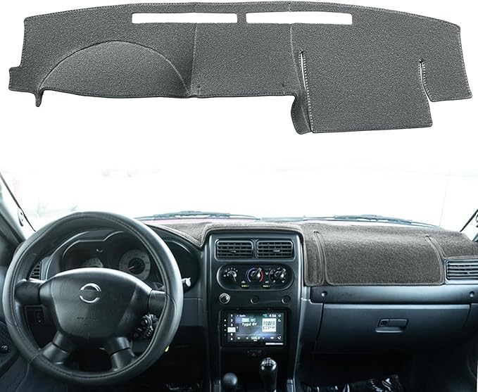 Yiz Dash Cover Mat Custom Fit for Nissan Frontier Xterra 2002 2003 2004 Dashboard Cover Pad Carpet (Dark Gray) J158