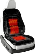 Car Seat Cushion Comfortable Seat Cover for Car Truck SUV Van, Full Back and Seat Cushions for Driver and Passenger (Black-1, 1PCS, Driver Seat)
