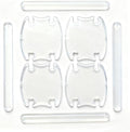 8PCS Clear Car Door Handle Protector – Transparent Anti-Scratch PET Film Stickers, Waterproof Adhesive Guard for Door Bowl & Rear View Mirror, Universal Paint Protection for Cars, SUVs, Trucks, Sedans