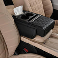 Multifunctional Car Armrest Cushion,5-in-1 Car Center Console Cover,Arm Rest Cover for Car,Car Armrest Storage Box, Car Accessories Center Console Organizers for Most Cars (Style A)