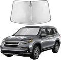 for Honda CRV 2023-2026 Sunshade Compatible Windshield Sunshade -EcoNour 240T Polyester Material Cars Sun Visor Reflector Blocks UV Rays - Foldable Sunshade Interior Protection Honda CRV Accessories
