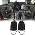 SUNPIE 2 Pcs Seat Back Truck Gun Rack，Automotive Gun Racks with Molle Panel Universal Seatback Storage Pockets Tactical Car Seat Back Organizer for Hunting Accessories Storage,Black