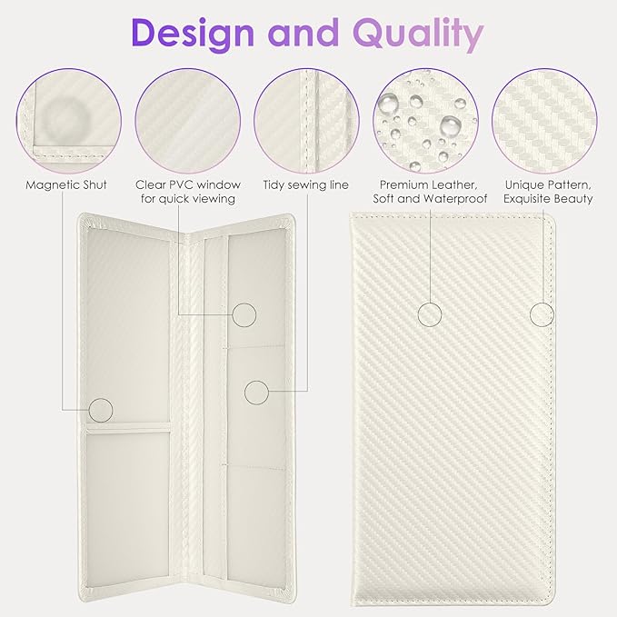 Car Registration and Insurance Holder，Colour Patterns Men Women Car License Document Registration and Insurance Card Holder