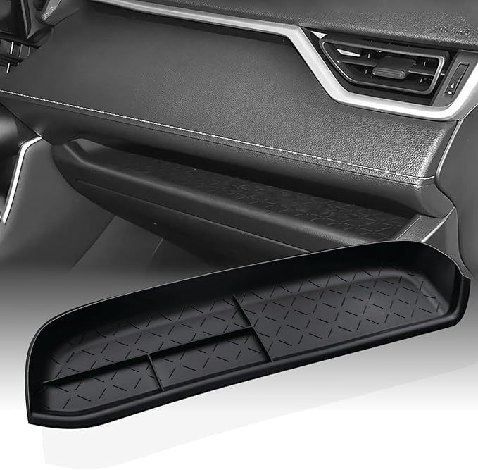 TPXSIUE for 2023 RAV4 Passenger Storage Organizer Mat Glove Box Insert Tray Anti Slip Mat Compatible with Toyota RAV4 2024 2023 2022 2021 2020 2019 Accessories (Passenger Anti Slip Mat)