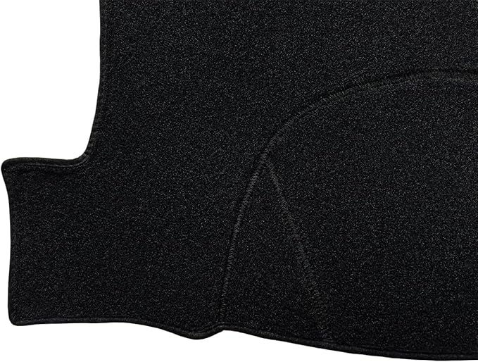 Dash Cover Custom Fit for 2014-2018 Chevy Chevrolet Silverado/GMC Sierra 1500,2015-2019 Chevy Silverado/GMC Sierra 2500HD 3500HD,Dashboard Pad Carpet no Forward Collision Alert (14-18,Black) Y32