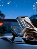 for Tesla Phone Mount Model 3 Highland 2024-2025 & Model Y Juniper 2025, 15W Qi2 Wireless Charger Strong Magnetic Holder, Fixed Driver Left Air Vent for 4-6.9" Smartphones, Anti-Slip