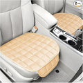2PCS Car Seat Cushion, Automotive Breathable Comfort Memory Foam Thin Driver Seat Pad with Non-Slip Rubber Bottom & Storage Pouch, Universal for Vehicle and Office Chair