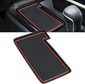 Auovo Wireless Charging Anti-Slip Mat Compatible with 2025 2026 Toyota Camry Accessories Center Control Liner Protective Pad Silicone Interior (Red)