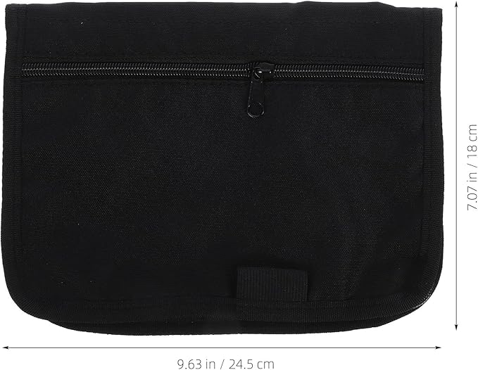 Car Organizer Pouch Oxford Fabric Multi-pocket Glove Box Storage Bag for Car Files Owners Manual and Registration Cards Portable Black Organizer Holder for Vehicle Interior