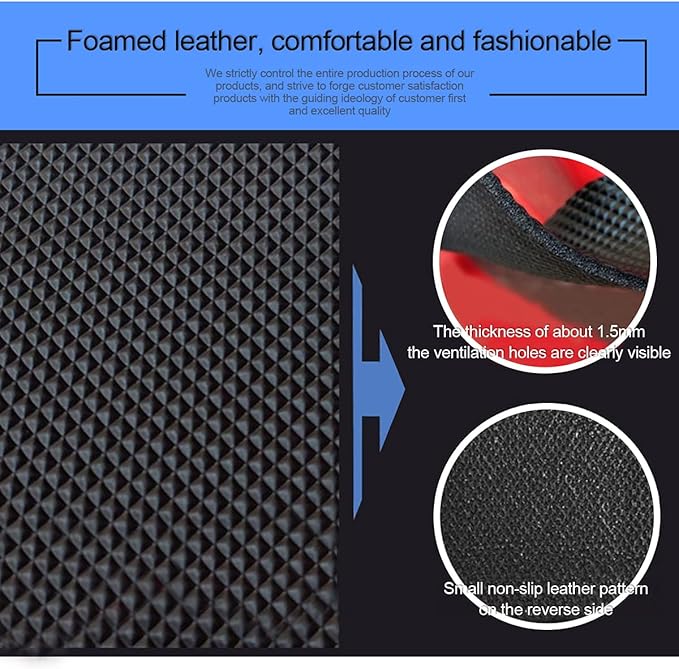 Car Steering Wheel Cover, Non-Slip, Elastic, Steering Wheel Cover for Men and Women, Universal Fit 15 Inches Cars, Vehicles, SUVs (Red)