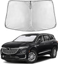 EcoNour Windshield Sun Shade Compatible for Buick Enclave 2018–2024 | SUV Front Window Sunshade | Foldable Sun Visor Shield | UV & Heat Blocking Protection