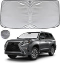 KAYZT Windshield Sun Shade for 2023-2025 2026 Lexus RX 350 RX350h RX450h RX500h RX350 Foldable Sunshade Front Window Custom Fit Car Accessories