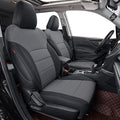 coverdream Legacy Seat Covers Custom Fit for 2020-2024 2025 Subaru Legacy,Full Coverage,Airbag Compatible, Waterproof Leather Car Seat Protector (Full Set,Black/Gray)
