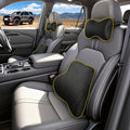 Car Neck & Lumbar Support Pillow Set for Honda Pilot, Soft Memory Foam Headrest & Back Cushion, Ergonomic Comfortable Seat Support for Daily Driving and Long Trips Car Interior Accessories