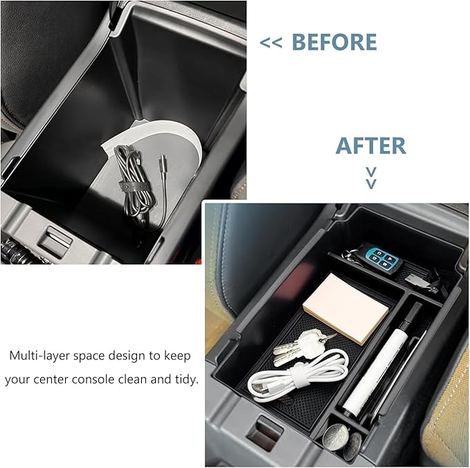 EVTIME Console Console Organizer Storage Tray Accessories fits for 2024-2025 Subaru Crosstrek, 2024 Subaru Impreza