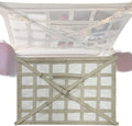 Overhead Car Organizer, Compatible with Chevrolet Silverado Pickup Truck 2019-2025 Car Roof Storage Net Universal Car Ceiling Storage for Camping Storage Bag,Beige-Medium