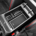SKTU for 2025 2026 Hyundai Tucson Center Console Organizer for 2025 2026 Hyundai Tucson (SE/SEL/XRT) Console Tray 2025 2026 Tucson Accessories Insert ABS Armrest Storage Box with Coin Holder (White)