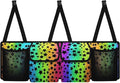 Trunk Hanging Organizer, Rainbow Galaxy Star Backseat Bag, Car Interior Accessories Decoration with Pocket for Groceries, Provide Storage Space for SUV, Jeep, MPVs