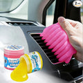 Car Cleaning Gel Car Cleaning Putty Car Putty Car Interior Cleaner Car Slime Car Detailing Kit Car Accessories Gifts for Men Women - （Yellow，Pink）