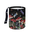 Dragonfly Mushroom Car Garbage Can Mini Car Trash Bin Truck Organizer Auto Storage Bag Waterproof Portable Accessories Road Trip for Kids