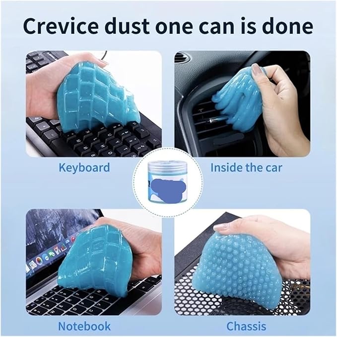 Soft Adhesive Car Cleaning Gel for Interior Removal - Effective Car Detailing(Xj240409828-2pc-001)