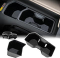 2-Pack Cup Holder Inserts for 2024 2025 2026 Toyota Grand Highlander Accessories, Spill-Proof, Rattle-Free, Scratch-Resistant TPE Center Console Liners Protector