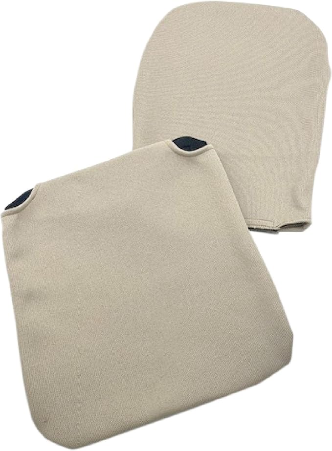 McCarty’s SacroEase MSC1-CREAM Cover Only – Replacement Cover for SacroEase Premium & Deluxe Lumbar Back Support Car Seat Cushion (Insert Not Included) – Fits 16 x 15 x 19 Inches