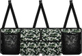 Camo Print Hanging Trunk Organizer with Adjustable Strap, Back Seat Organizer for SUV, Waterproof Collapsible Cargo Storage Bag Backseat Storage Organizer Bag Keep Your Trunk Neat
