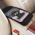 Adorable Little Black Monster Car Auto Armrest Cushion Cover Accessories Center Console Seat Box Pad Protector Universal Decoration for Most Vehicle SUV Truck