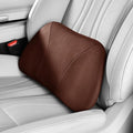 POKSRI Lumbar Support Pillow,Back Pain Relief Cushion,fits tightly around the waist,Memory Foam,Skin-friendly Suede Fabric,fit Car Drive,Office chair,Rest seat,Improve Posture,Portable,15.5''Lx 8.7''H