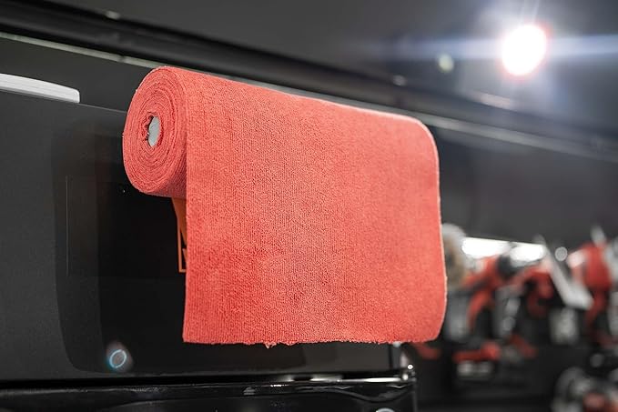 Autofiber Roll-o-Rags Microfiber Towels on a Roll, Tear Off Sheets - Blue, 12 inch x 12 inch, 30/roll