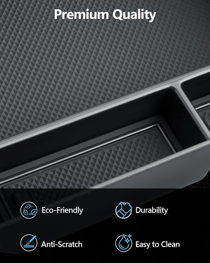 SKTU 3-Pack for 2021-2026 Toyota Sienna Center Console Organizer 2021-2026 Sienna Lower Console Tray Toyota Sienna 2024 2025 2026 Accessories Under Console Tray (Not Fit Models with Refrigerator)