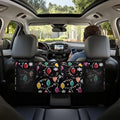 Hanging Car Trunk Organizer, Colorful Light Strips Car Back Seat Storage Bag with 4 Pockets Waterproof Auto Interior Accessories for SUV MPV Sedan Truck Jeep