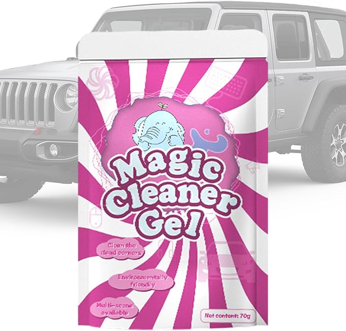 Car Cleaner Gel - Car Wash Interior Dust Remover Glue - Automotive Dust Crevice Cleaner, Slime Auto Air Vent, Cleaning Putty for Keyboard