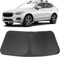 Windshield Sun Shade Custom Fit for 2018-2023 2024 2025 2026 Volvo XC60 Accessories Foldable Sunshade Sun Blocker Protect Car from Sun Rays & Heat Damage Keep Car Cooler
