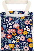 BEAKND Hanging Car Garbage Bag, Cute Car Trash Can Bag, Automotive Accessories for Women Men Cute Colorful Flower