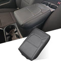 Center Console Cover for Chevy Colorado/GMC Canyon - Soft Armrest Cover for Colorado Canyon 2023 2024 2025 2026 ZR2 Z71 Trail Boss LT WT Elevation AT4 Denali AT4X Accessories - Black Stitch