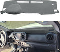 Dash Cover Mat Custom Fit for Toyota Tacoma 2016-2023, Dashboard Cover Pad Carpet Protector (Dark Gray) F94