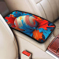 Universal Car Center Console Cushion Pad, Colorful Baseball Soft Waterproof Car Center Console Cover Auto Armrest Seat Box Cover Protector for Most Vehicle SUV Truck Car
